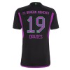 Maglia ufficiale FC Bayern Monaco Davies 19 Trasferta 2023-24 per Uomo